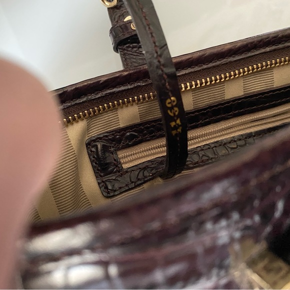 Brahmin leather large zip top leather - Picture 14 of 16